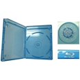 thumbnail image 1 of New 10 Viva Elite Blu Ray case Single Disc Holder 12.5mm Blue Transparent, 1 of 2