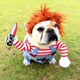 thumbnail image 5 of Lustiges Hundekostüm Halloween Cosplay Puppenkostüm para Hunde Tragen Hut Party Weihnachtskleidung Geeignet para grandes y pequeños (M), 5 of 5