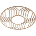 thumbnail image 2 of 36"OD x 13 1/8"ID x 3/8"T Empire Wood Fretwork Pierced Ceiling Medallion, Alder, 2 of 3