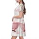 thumbnail image 2 of Balery Cute Bathtub Vestidos sueltos de manga corta para mujer, vestidos de verano 2025, vestidos casuales de corte A con vuelo., 2 of 6