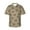 Petoskey Stone, variant on Motorcycle Club Men'S 3d Print Casual Button Down Shirts, Novelty Hawaiian Short Sleeves 3xl