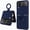 Night Blue, variant on Soft Silicone phone case for Samsung Galaxy Z Flip 4 6.7 Inch / 6.7"  5G 2022, Purple