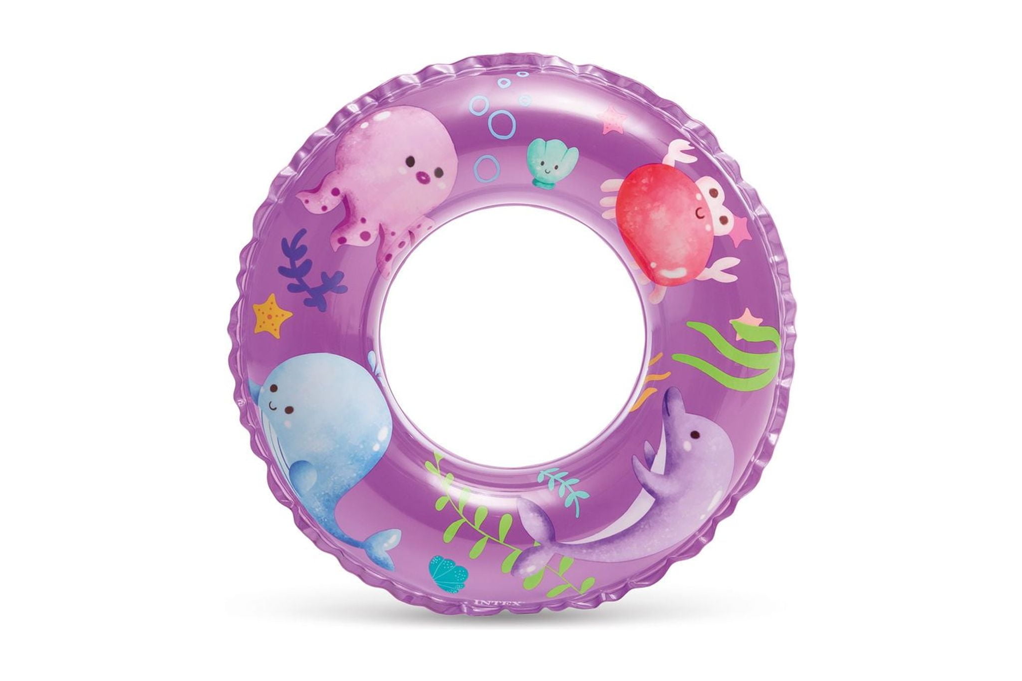(2 pack) Intex 24" Inflatable Transparent Ring