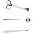 thumbnail image 4 of Candle Accessory Set, 3PCS Candle Cutter Snuffer Extinguisher Wick Dipper Gift Supplies Candle Snuffer And Wick Trimmer Candle Care Kit with Elegant Carving for Candle Lovers, 4 of 7