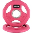 thumbnail image 3 of QinaQin Color Rubber Coated Weight Plates, Cast Iron, Pink, 3 of 6