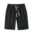 thumbnail image 1 of IROINNID Men's Casual Solid Elastic Lightweight Pull On Loose Shorts Active Wear, 1 of 5