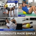 thumbnail image 5 of THERABAND Mini Ball, 9-Inch Pilates & Yoga Exercise Ball, Small Inflatable Core Ball for Stability, Balance, Rehab, Physical Therapy & At-Home Workouts, Soft Non-Slip Surface, 5 of 7