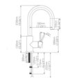 thumbnail image 1 of American Imaginations 1 Hole CSA Approved Stainless Steel Faucet In Gold Color AI-34630, 1 of 2
