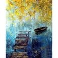 thumbnail image 1 of Cuadros Decorativos Riverside Boat Cuadro sin marco Pintura al óleo por números Kit de cuadros pintados a mano Ehuebsd Nuevos Originales, 1 of 9