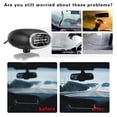 thumbnail image 4 of TIMIFIS Space Heater Car Accessories Universal 12V Winter Car Heater, Rotatable Defogging Heater, Fast Heating Heater, 4 of 6