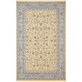 thumbnail image 1 of Unique Loom Tapis Motif Médaillon Narenj 5' x 8' Rectangle Beige/bleu, 1 of 1