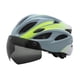 thumbnail image 2 of Casco de bicicleta con visera para hombre y mujer, ligero y ajustable. Azul claro, 2 of 9