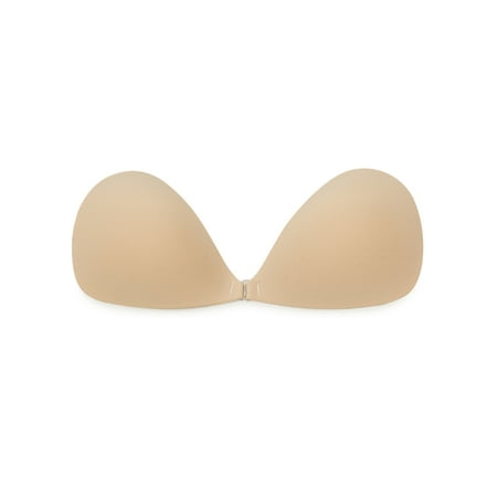 YouLoveIt Self Adhesive Silicone Bras Women s Seamless Strapless Invisible Bras Push Up Bra Backless Sticky Bras Reusable Silicone Covering Nipple Bras