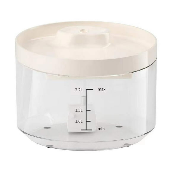 CSChome Water Dispenser Food Grade Clear Scale Adjustable Pump Filtering Tray Ultra Silent Transparent Dog Water Dispenser