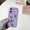Purple, variant on Butterfly Case For iPhone 16 Plus, Cute Aesthetic Wavy Curly Frame, Glitter Bling Sparkle Clear Rubber Cover, Shockproof Protective Hybrid Soft TPU Slim Shell for Women Girls,Blue