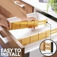thumbnail image 6 of SpaceAid Bamboo Drawer Dividers with Inserts and Labels, Kitchen Adjustable Drawer Organizers, 6 Dividers with 12 Inserts (17-22 in), 6 of 6