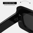 thumbnail image 3 of Trend UV400 Vintage Ladies Eyewear Women's Sunglasses Rectangle Sunglasses Men Sun Glasses Shades BLACK, 3 of 8