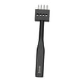 thumbnail image 3 of KLKCMS Leather Prong Punch Tool 5mm Comfortable Grip Auxiliary Tools Sturdy Round Hole Puncher Leather Stitching Punch Tool for Card 4 Tooth, 3 of 9