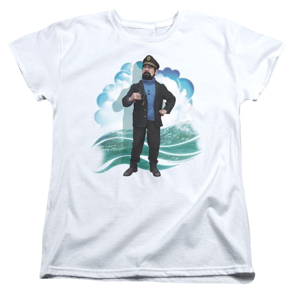 Tintin Haddock Women's T-Shirt White