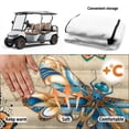 thumbnail image 6 of XYZCANDO Golf Cart Seat Covers Universal Breathable, Compatible with Sports Golf Cart Seats Golf Cart Seat Towel Protector(Dragonfly Mandala), 6 of 8