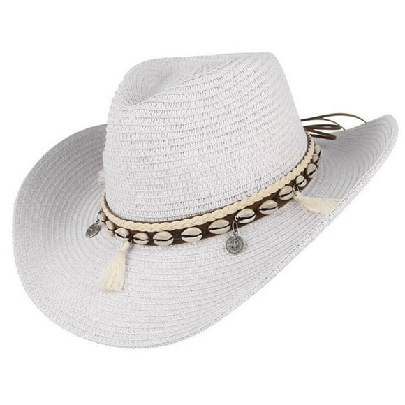 relayinert Cowboy Straw Hat Breathable And Stylish Wide Brim Hat For Men And Women And Fabric Is Soft And Not 1Set
