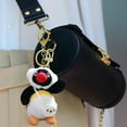 thumbnail image 4 of BAELLERT Cartoon Penguin Plush Keychain Toy Pendant Soft PP Cotton Filling Creative Key Ring Bag Charm Gift for Girls Boys Family Festivals, 4 of 7