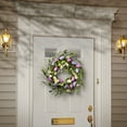 thumbnail image 2 of 22" Tulip Flowers Wreath, 2 of 4