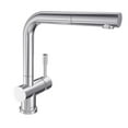 thumbnail image 7 of Lulani Nassau Stainless Steel 1-Handle Pull-Out Kitchen Faucet (with Spray Feature)) - Brushed Stainless…, 7 of 7
