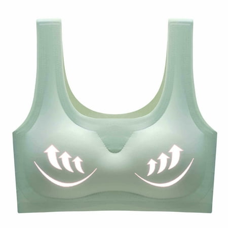 

Patlollav Clearance Womens Mind Sleep Underwear Plus Big-Size Comfort Sports Vest Bra Without Steel Ring