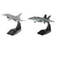 thumbnail image 1 of 2 piezas 1: 100 EF-2000 con decoración de coleccionables modelo Strike Diecast CUTICAT 1 100 aviones de combate, 1 of 8