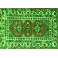 thumbnail image 1 of Ahgly Company Indoor Rectangle Persian Green Traditional Area Rugs, 2' x 4', 1 of 1