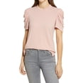 thumbnail image 1 of Gibsonlook Top Knit Ruffle Neck Light Pink Women Size XXL, 1 of 1