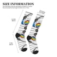thumbnail image 2 of Lsque Panda with Sun glasses Pattern Sport Compression Socks for Men & Women 15-20 mmHg Knee High Nurse Pregnant Running Medical and Travel Athletic, 2 of 6