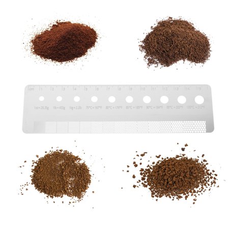 

Coffee Ground Measuring Ruler Coffee Bean Burr Mills Contrast for Cafes Home Style B