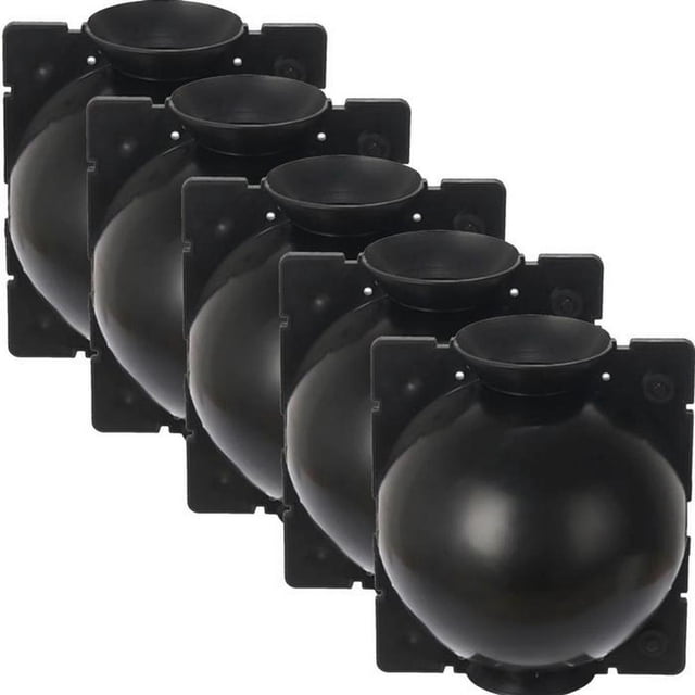 Caja de Cría de Plantas RootPro 5 Pzas 10x8cm Negro Polipropileno.