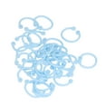 thumbnail image 2 of Anillos De Encuadernación De Plástico, Anillos De Encuadernación Fáciles De Usar De Alta Durabilidad Para La Escuela Para El Hogar Para La Oficina OTVIAP HYH-15 (Azul), 2 of 8