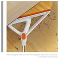 thumbnail image 6 of Pretyzoom Home Floor Cleaning Squeegee Broom in Orange Silicone for Tile Shower Walls and Deck Cleaning, 6 of 8