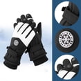 thumbnail image 2 of Ticikt Windproof Cycling Gloves Winter Thermal Warm Touchscreen Bike Riding Gloves for Men Women Motorcycle Running Driving Cold Weather, 2 of 5