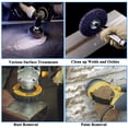 thumbnail image 4 of 60 5 Pack 4 Inch Pack Rust Removal Wheels Remove Paint and Oxide Polyethylene Strip Disc Abrasive Angle Grinding Wheels x 4 Inch x 60, 4 of 5