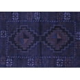 thumbnail image 1 of Ahgly Company Machine Washable Indoor Rectangle Persian Blue Traditional Area Rugs, 6' x 9', 1 of 4