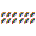thumbnail image 1 of Abanico Mano Arcoíris 6 Uds. Del Orgullo Gay para Fanáticos LGBT (estilo 1), 1 of 5