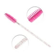 thumbnail image 3 of Unique Bargains 100 Pcs Portable Eyelash Brush for Vacation Rose Red Faux Crystal Rob Nylon, 3 of 5