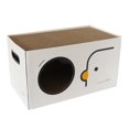 thumbnail image 4 of Casa corrugada para gatos Salvador rascadora interactiva 54cmx30cmx30cm, 4 of 10