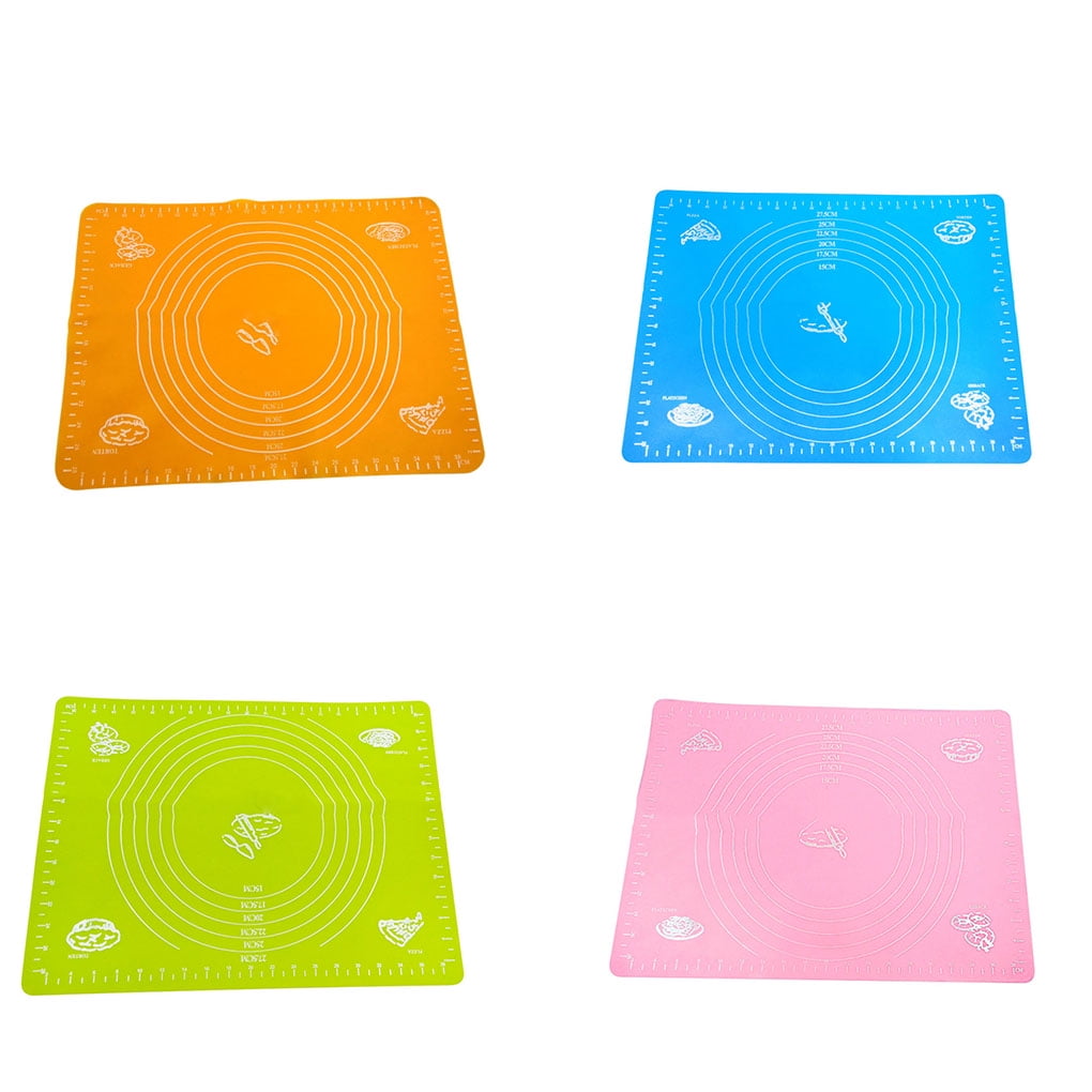 Silicone Baking Mat Flour Rolling Scale Mat Kneading Dough Pad