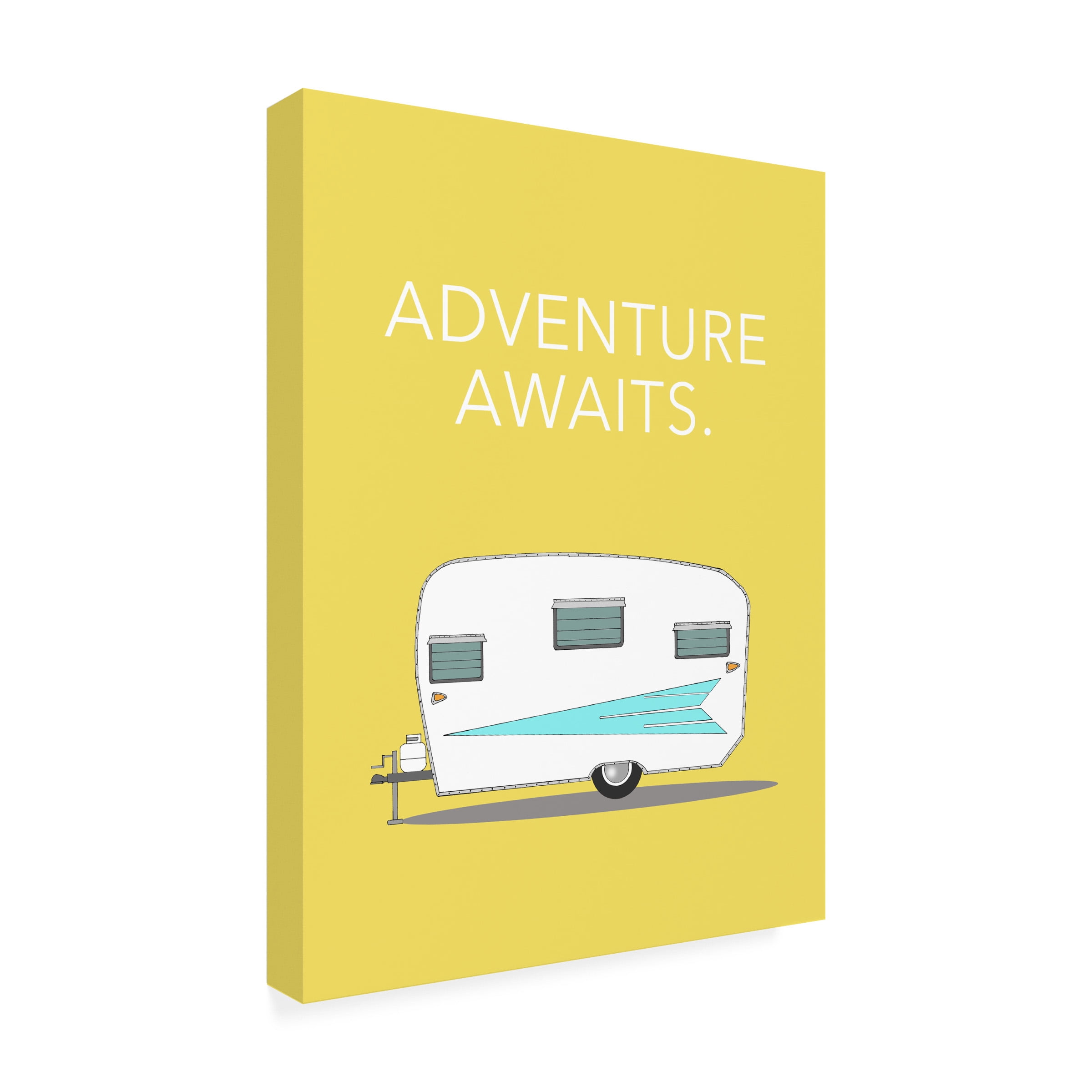 Annie Bailey Art 'Adventure Awaits Camping' Outdoor Canvas