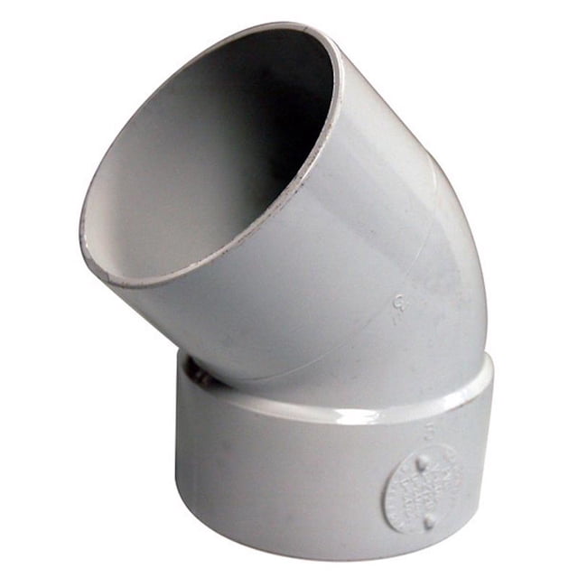 PVC Elbow NDS Schedule 35, cubo de 3 pulgadas x espiga de 3 pulgadas, paquete de 1