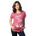 thumbnail image 2 of Maternity Hands Off The Bump Cute Pregnancy Shirt Fun Pregnant Gift Announcement, 2 of 7
