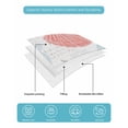 thumbnail image 5 of Quilts Full Size Bedding Set, Teal Red Coastal Nautical Lightweight Quilted Comforter, Beach Sea Turtle Ocean Coral Starfish Soft Bedspread Coverlet with Pillow Covers for All Season, 78" x 90", 5 of 7