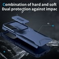 thumbnail image 2 of Case for Samsung Galaxy A14 5G with Sliding Camera Lens Protective Cover, [Military Grade Drop Protection] Non-Slip Heavy Duty Full-Body Shockproof Rugged Phone Case for Galaxy A14 5G, Blue, 2 of 7