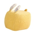 thumbnail image 3 of Bunny Ottoman Foot Rest Children Floor Stool Pouf Change Shoes Bench Compact for Yellow, 3 of 8